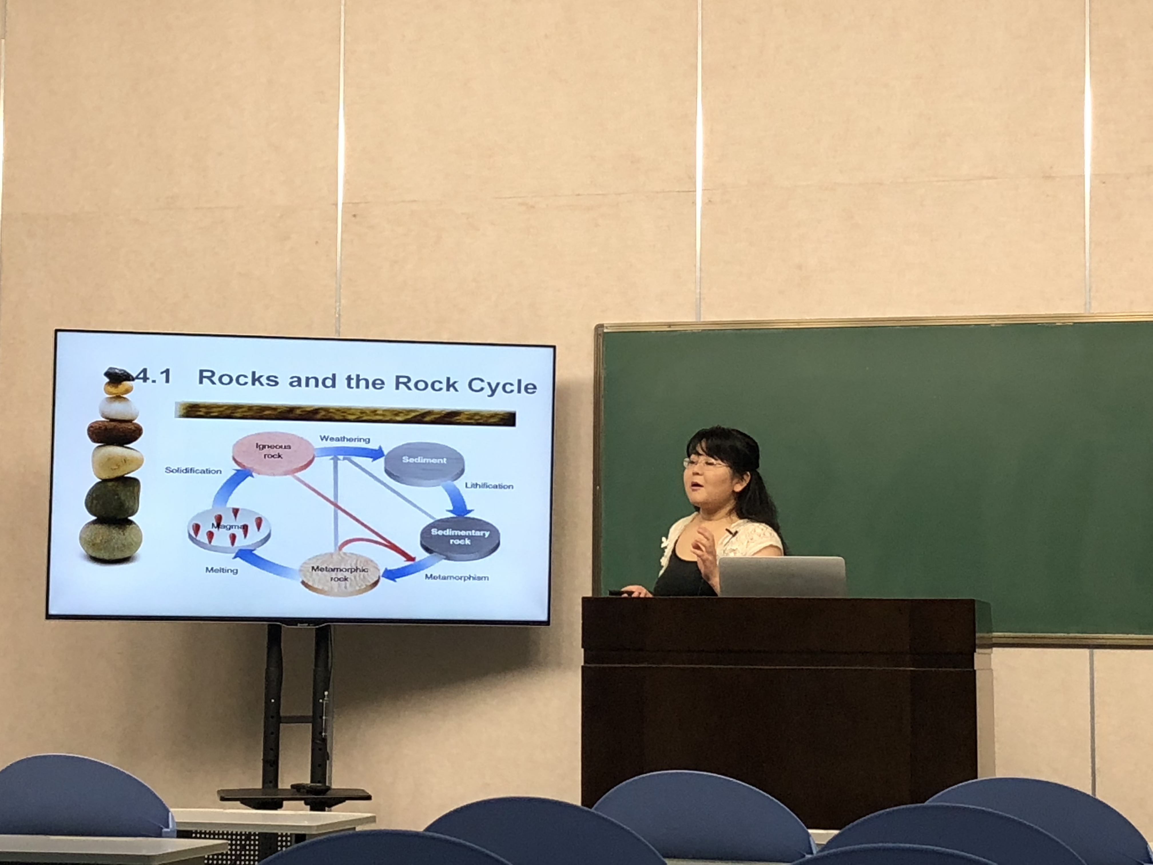 贾慧老师在授课