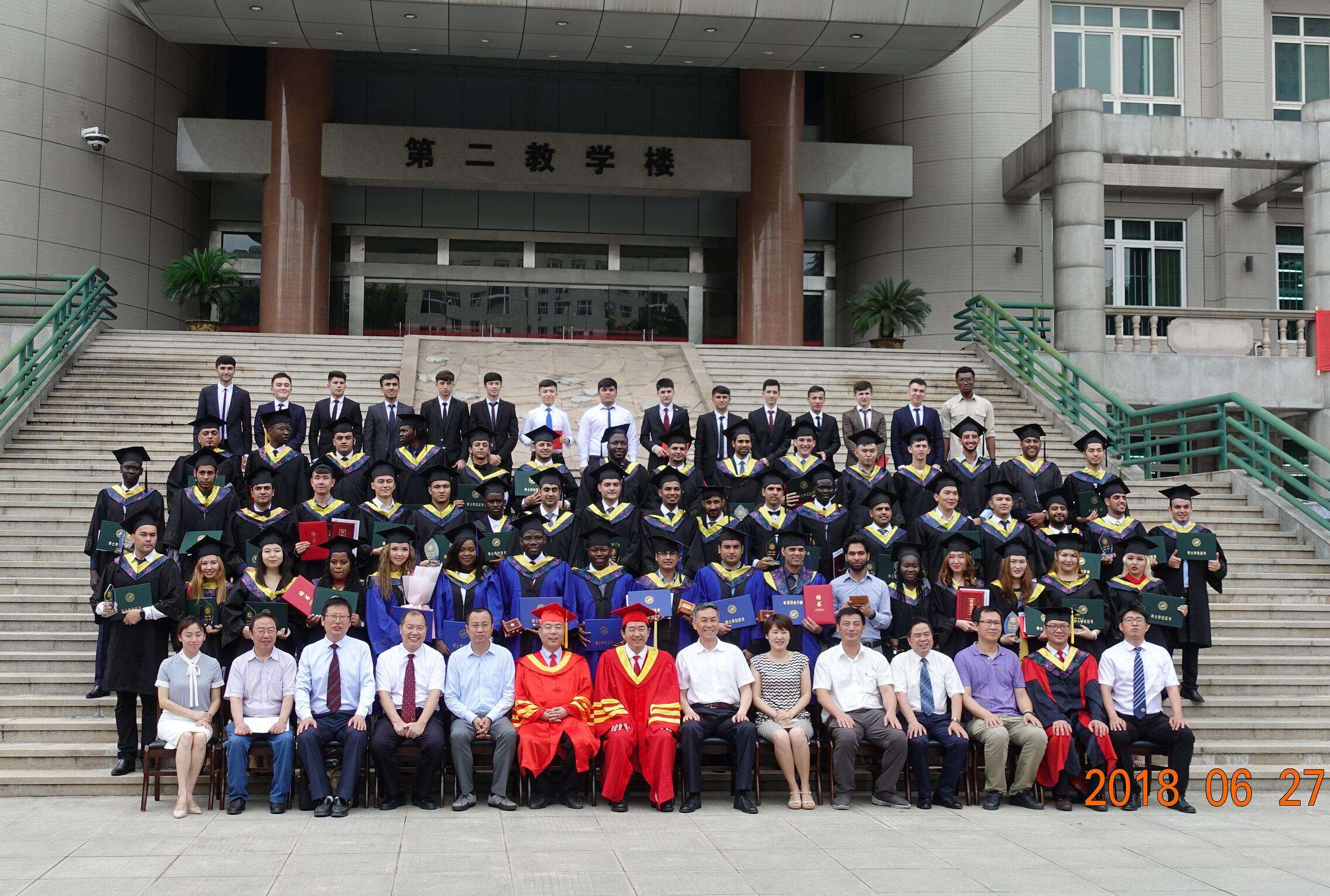 2018届国际学生毕业照